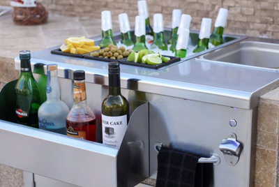 Summerset 30-Inch Beverage & Prep Station with LED Lights- BC-30L