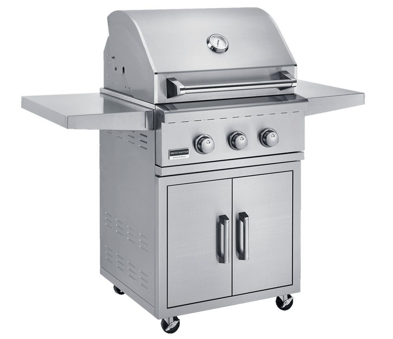 Broilmaster B-Series 25-Inch Freestanding Propane Gas Grill - BSB253NLP+BSACT25