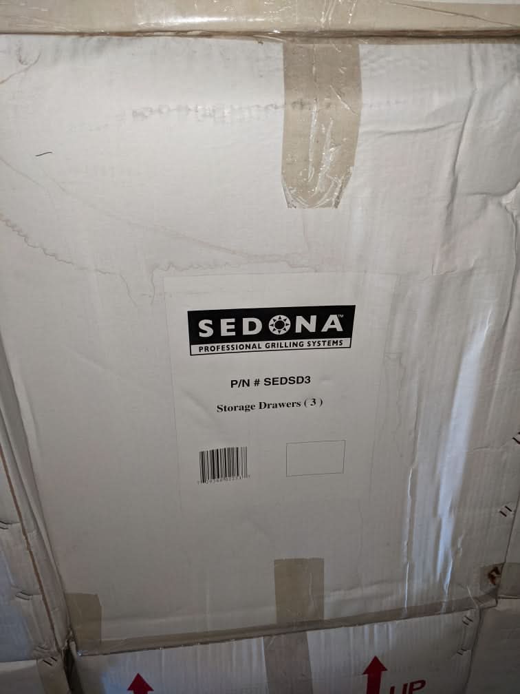Close Out Brand Sedona Professional Grilling System Tripple Drawer Stainless Steel - SEDSD3