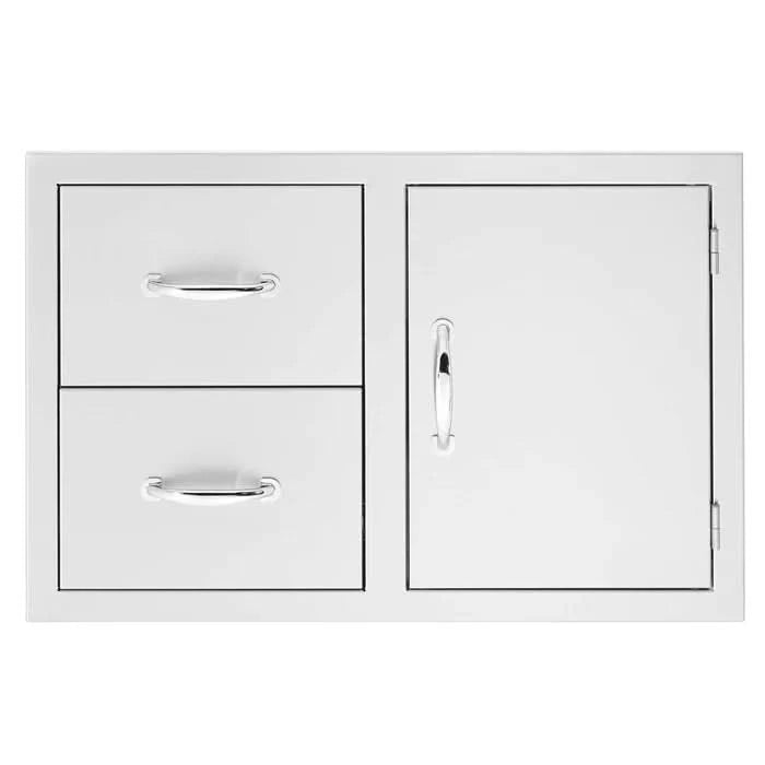 TrueFlame 30" 2-Drawer & Access Door Combo- TF-DC2-30-A