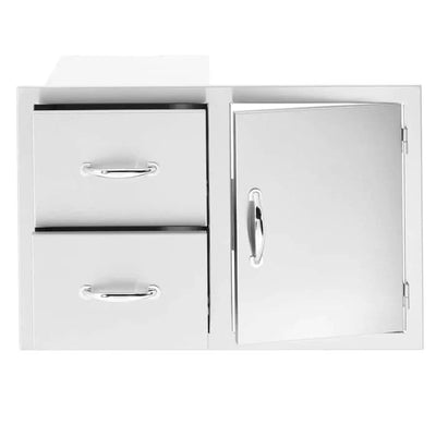 TrueFlame 30" 2-Drawer & Access Door Combo- TF-DC2-30-A