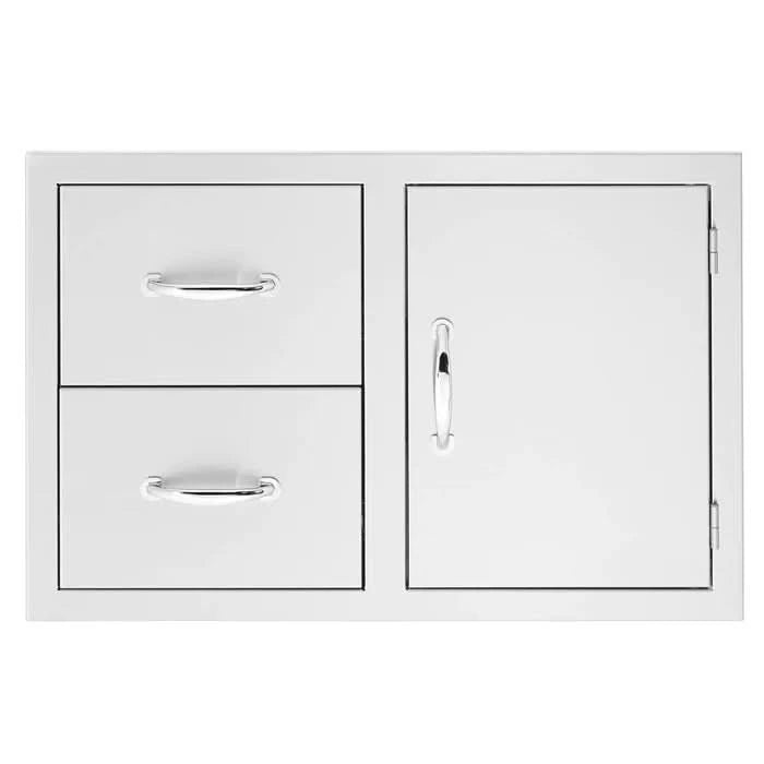 TrueFlame 36" 2-Drawer & Access Door Combo- TF-DC2-36-A
