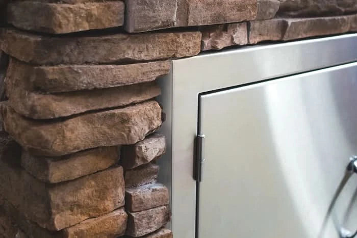 TrueFlame 33" Double Access Door Masonry Frame Return- TF-DD-33M-A