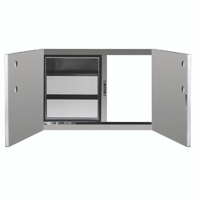 TrueFlame 36" 2-Drawer Dry Storage Pantry & Access Door Combo- TF-DP-36AC-A