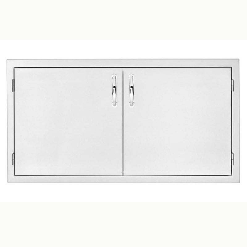 TrueFlame 36" 2-Drawer Dry Storage Pantry & Enclosed Cabinet Combo- TF-DP-36DC-A