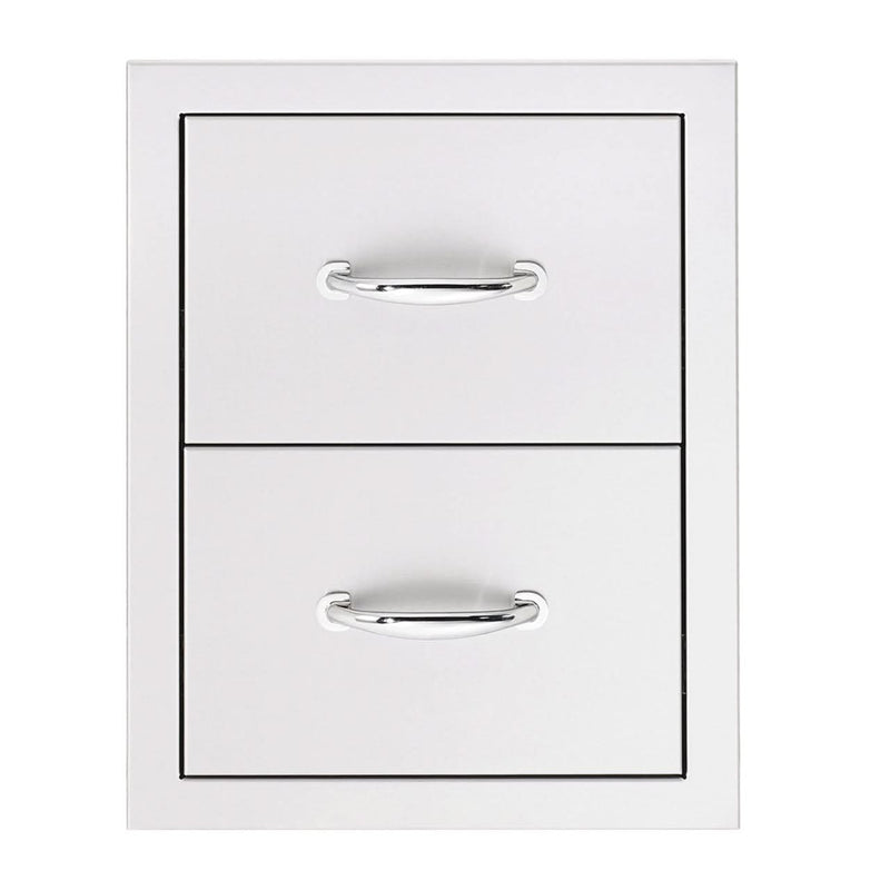 TrueFlame 17" Double Drawer Masonry Frame Return- TF-DR2-17M-A