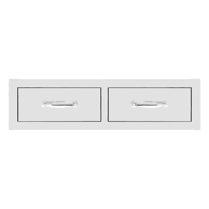 TrueFlame 32" Double Horizontal Drawer- TF-DR2-32H-A