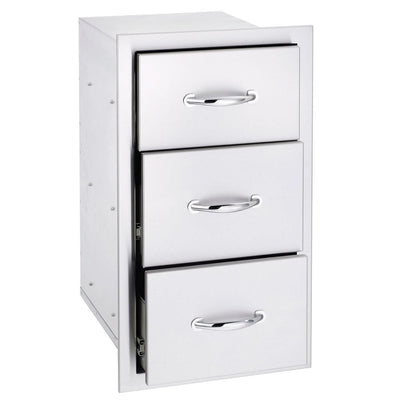 TrueFlame 17" Triple Drawer- TF-DR3-17-A