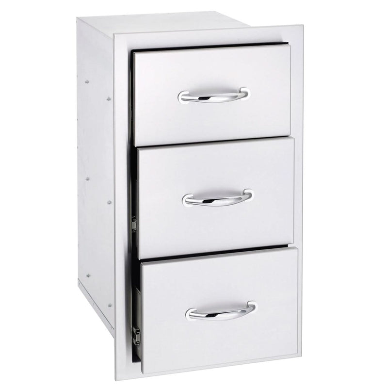 TrueFlame 17" Triple Drawer- TF-DR3-17-A
