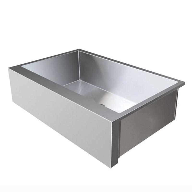 TrueFlame 32" Outdoor Rated Farmhouse Sink- TF-NK-32FH-P