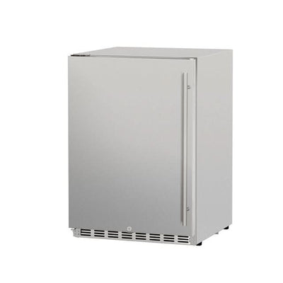 TrueFlame 24" 5.3C Deluxe Outdoor Rated Fridge Right to Left Opening- TF-RFR-24D-R