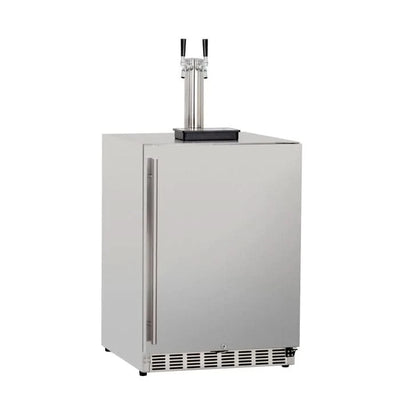 TrueFlame 24" 6.6C Deluxe Outdoor Rated Kegerator - No Tap- AMD-RFR-24DK