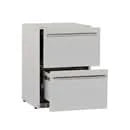 TrueFlame 24" 5.3C Deluxe Outdoor Rated 2-Drawer Fridge- AMD-RFR-24D-R-A