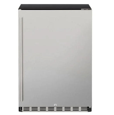 TrueFlame 24" 5.3c Outdoor Rated Fridge Left to Right Opening- TF-RFR-24S-AR