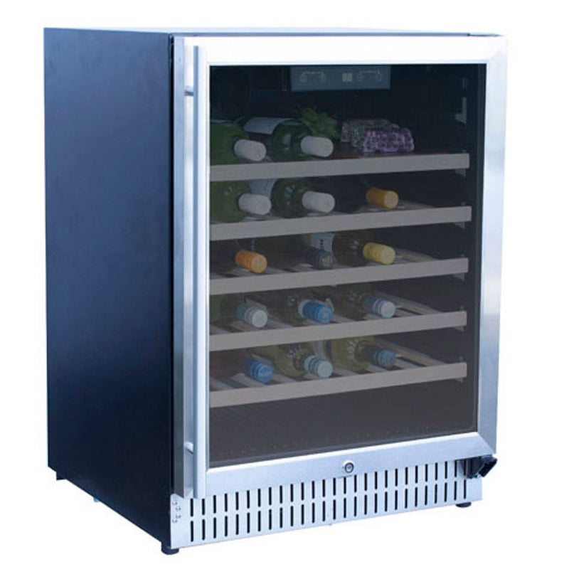 TrueFlame 24" Outdoor Rated Wine Cooler- AMD-RFR-24W