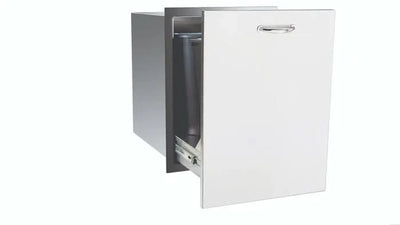 TrueFlame 20" 2-Bin Trash/Recycling Drawer- TF-TD2-20-A