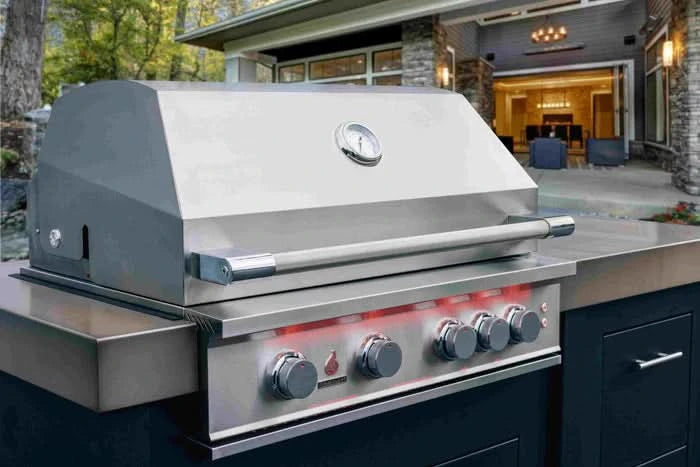 TrueFlame 25-Inch 3-Burner Built In Grill - Natural Gas- TF25-NG