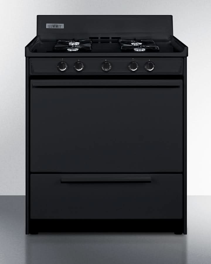Summit 30 Wide Gas Range, Open Burners - TNM2107C