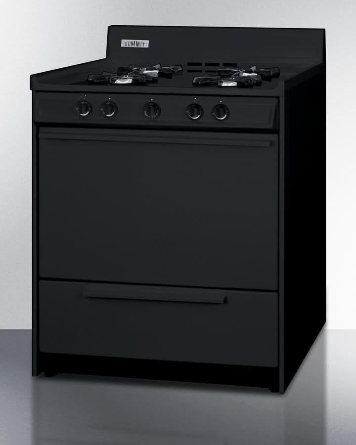 Summit 30 Wide Gas Range, Open Burners - TNM2107C