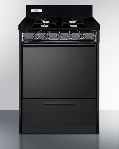 Summit 24 Wide Gas Range, Open Burners - TNM6107C