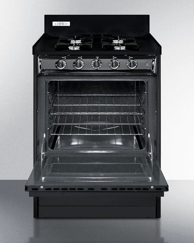 Summit 24 Wide Gas Range, Open Burners - TNM6107C