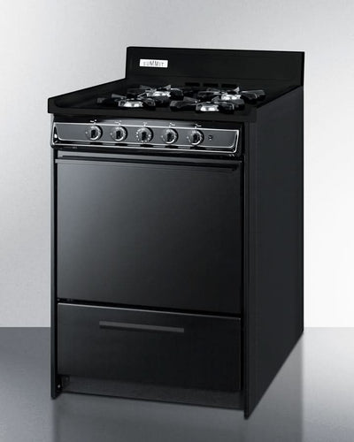 Summit 24 Wide Gas Range, Open Burners - TNM6107C