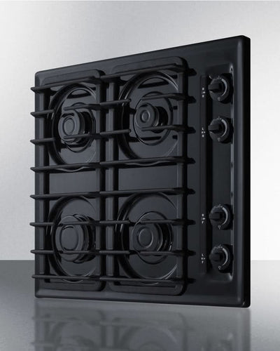 Summit 24 Wide 4 Burner Gas Cooktop Stainless Steel - ZTL033S