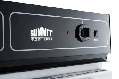 Summit 24 Wide Electric Wall Oven, 115V White - WEM715KW