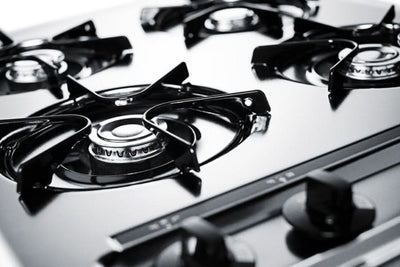 Summit 24 Wide 4 Burner Gas Cooktop Stainless Steel - ZNL03P