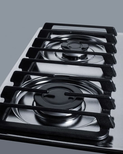 Summit 24 Wide 4 Burner Gas Cooktop Stainless Steel - ZTL033S