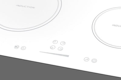 Summit - 24 Wide 208-240V 4-Zone Induction Cooktop - SINC4B242W