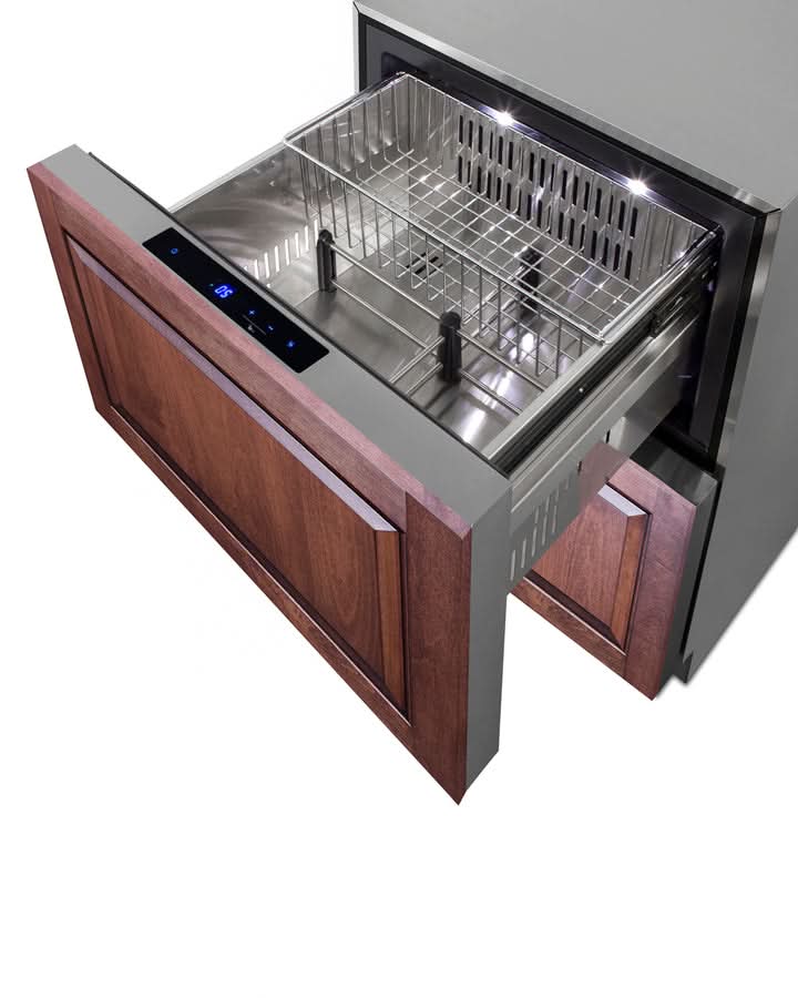 Summit - 24 Wide 2-Drawer All-Freezer, ADA Compliant - ADFD243CSS