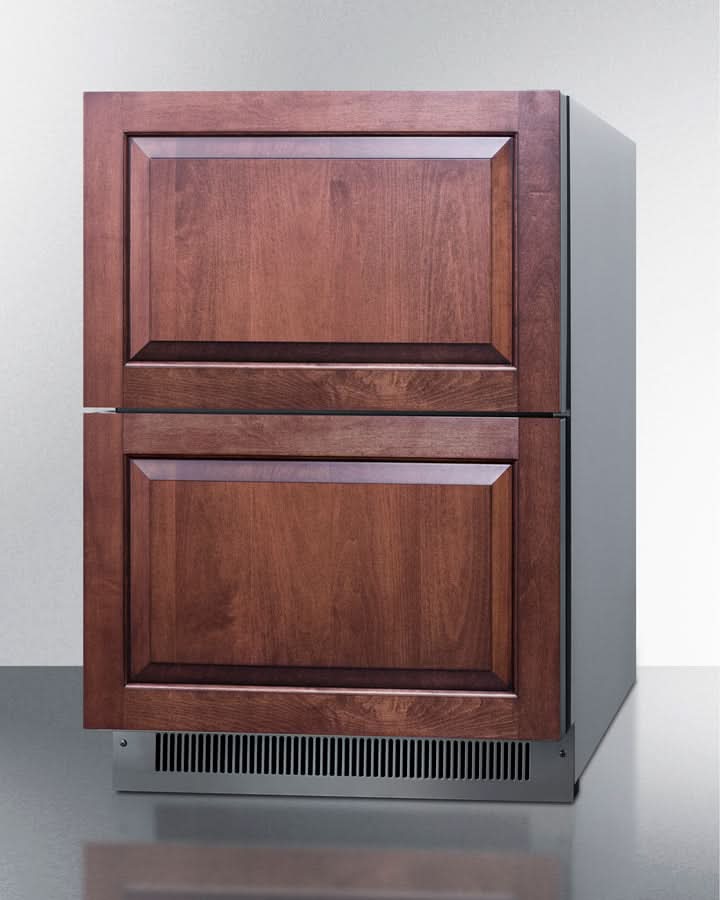 Summit - 24 Wide 2-Drawer All-Freezer, ADA Compliant - ADFD2D24PNR