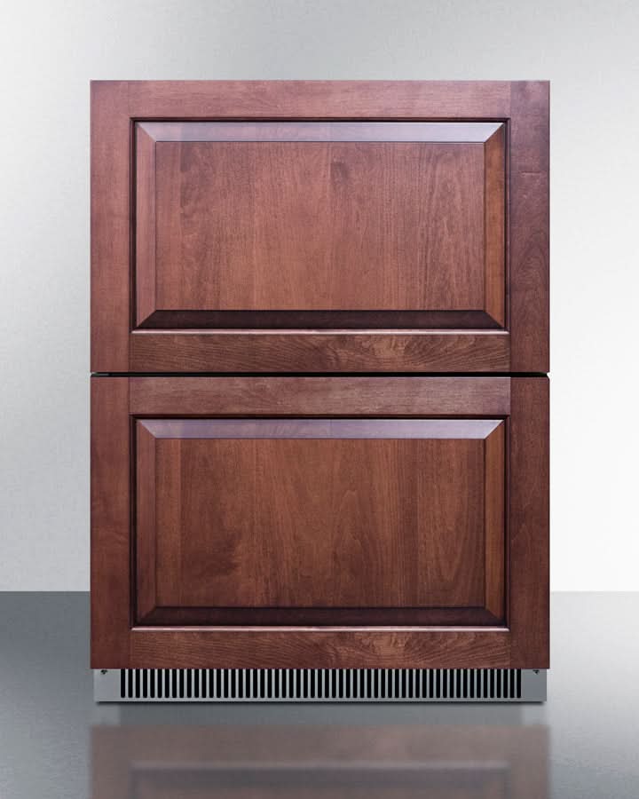 Summit - 24 Wide 2-Drawer All-Freezer, ADA Compliant - ADFD2D24PNR
