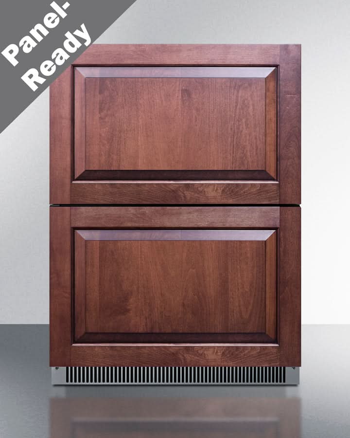 Summit - 24 Wide 2-Drawer All-Freezer, ADA Compliant - ADFD2D24PNR