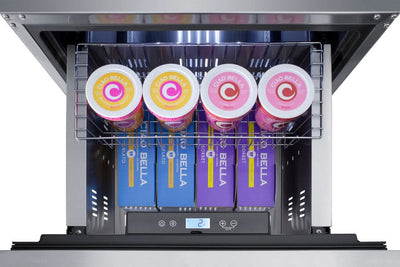 Summit - 24 Wide 2-Drawer All-Freezer, ADA Compliant - ADFD2D24PNR