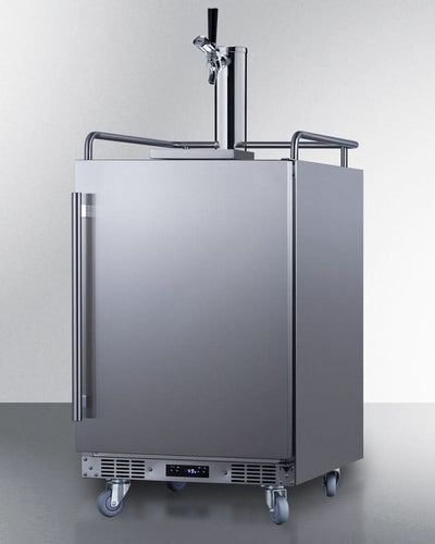 Summit - 24 Wide Built-In Outdoor Commercial Beer Kegerator - BC74OSCOM