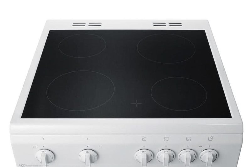Summit - 24 Wide Smooth Top Electric Range - CLRE24WH