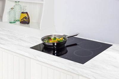 Summit - 24 Wide 230V 4-Burner Radiant Cooktop - CR4B23T5B
