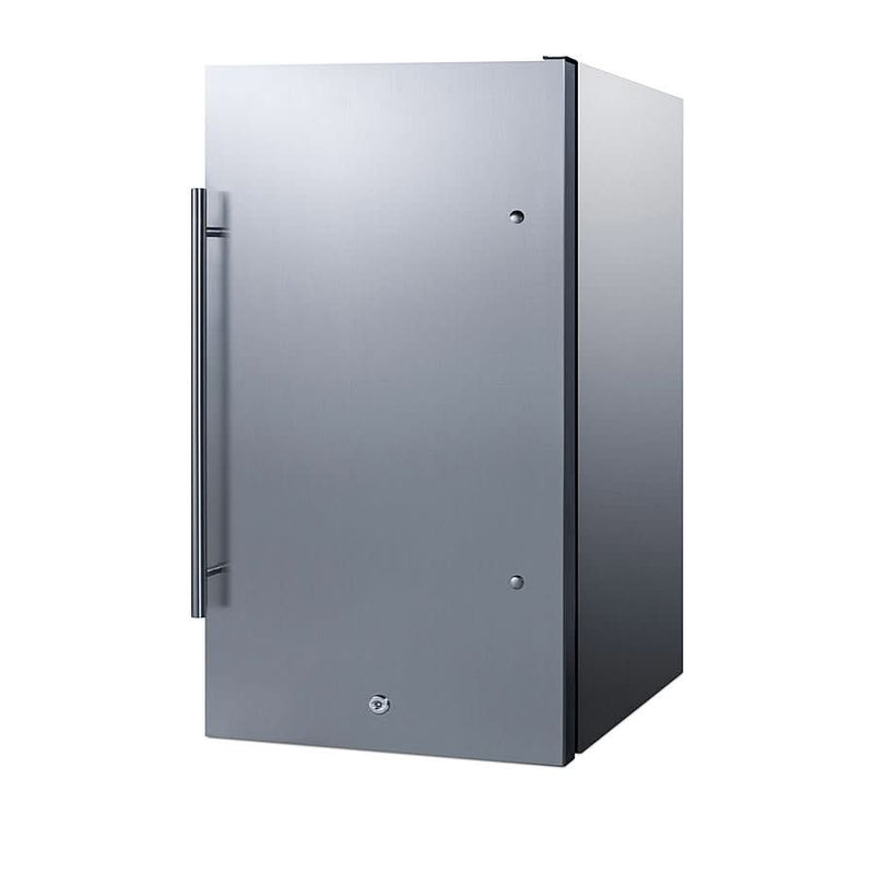 Summit 19-Inch Outdoor Refrigerator Stainless Steel - SPR196OSCSS