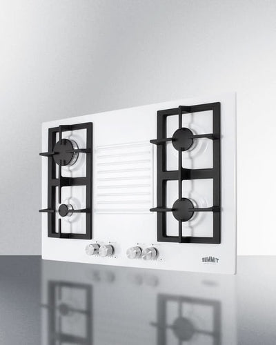 Summit - 30 Wide 4-Burner Gas Cooktop - GC431W