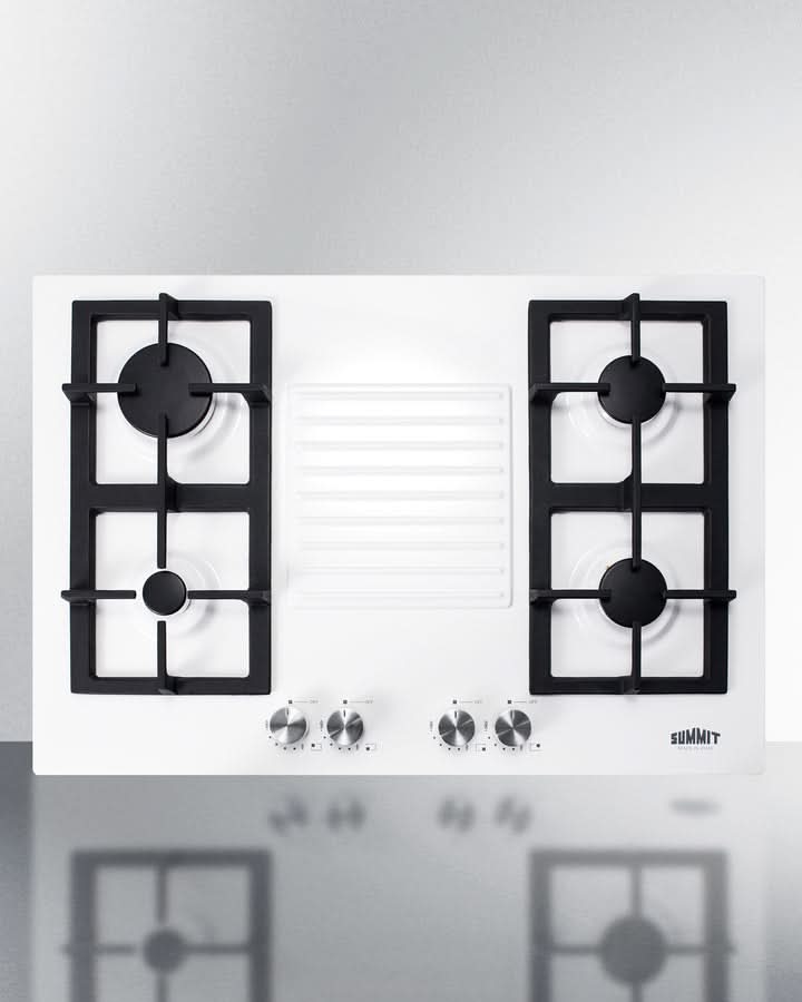 Summit - 30 Wide 4-Burner Gas Cooktop - GC431W