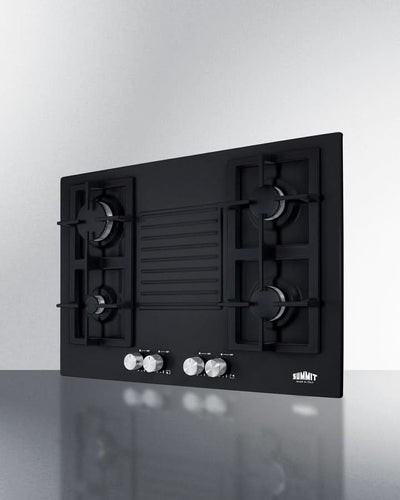 Summit - 30 Wide 4-Burner Gas Cooktop - GC432B
