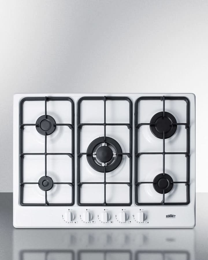 Summit - 27 Wide 5-Burner Gas Cooktop - GC5271W