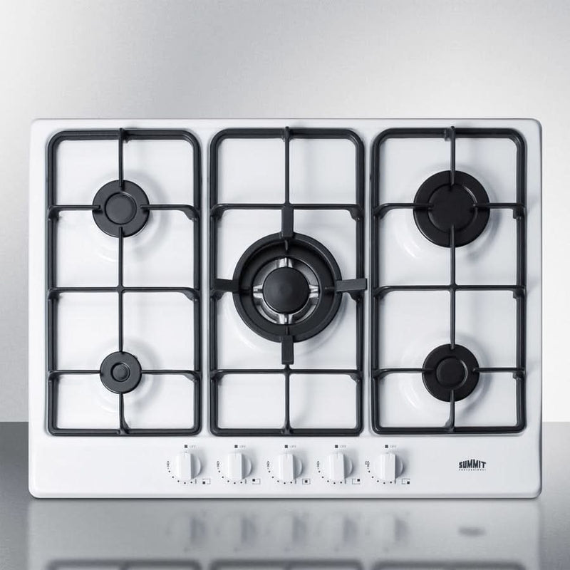 Summit - 27 Wide 5-Burner Gas Cooktop - GC5271W