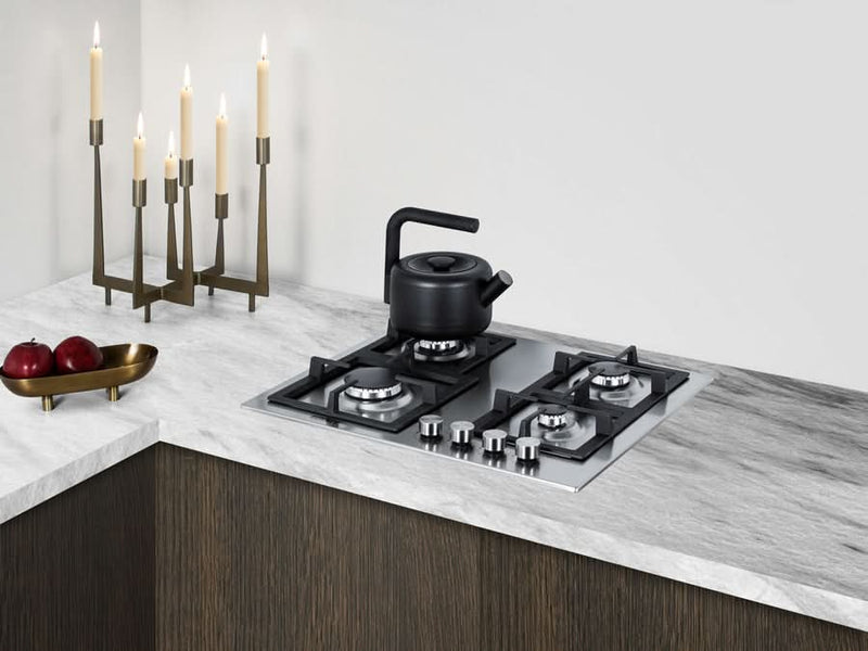 Summit - 24 Wide 4-Burner Propane Gas Cooktop In Stainless Steel - GCJ4SSLP