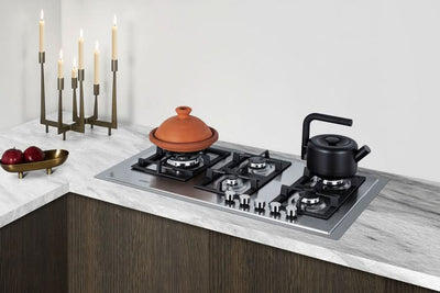 Summit - 34 Wide 5-Burner Gas Cooktop In Stainless Steel - GCJ536SSTK