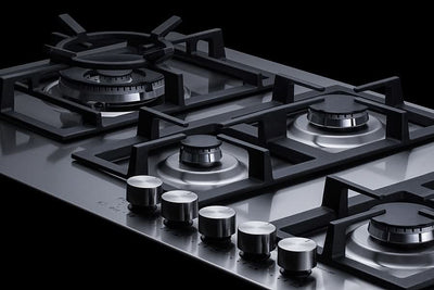 Summit - 34 Wide 5-Burner Gas Cooktop In Stainless Steel - GCJ536SS