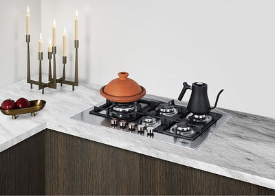 Summit - 30 Wide 5-Burner Gas Cooktop In Stainless Steel - GCJ5SS