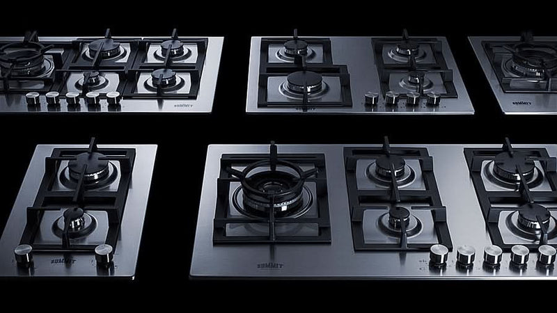 Summit - 12 Wide 1-Burner Gas Cooktop In Stainless Steel - GCJ1SS